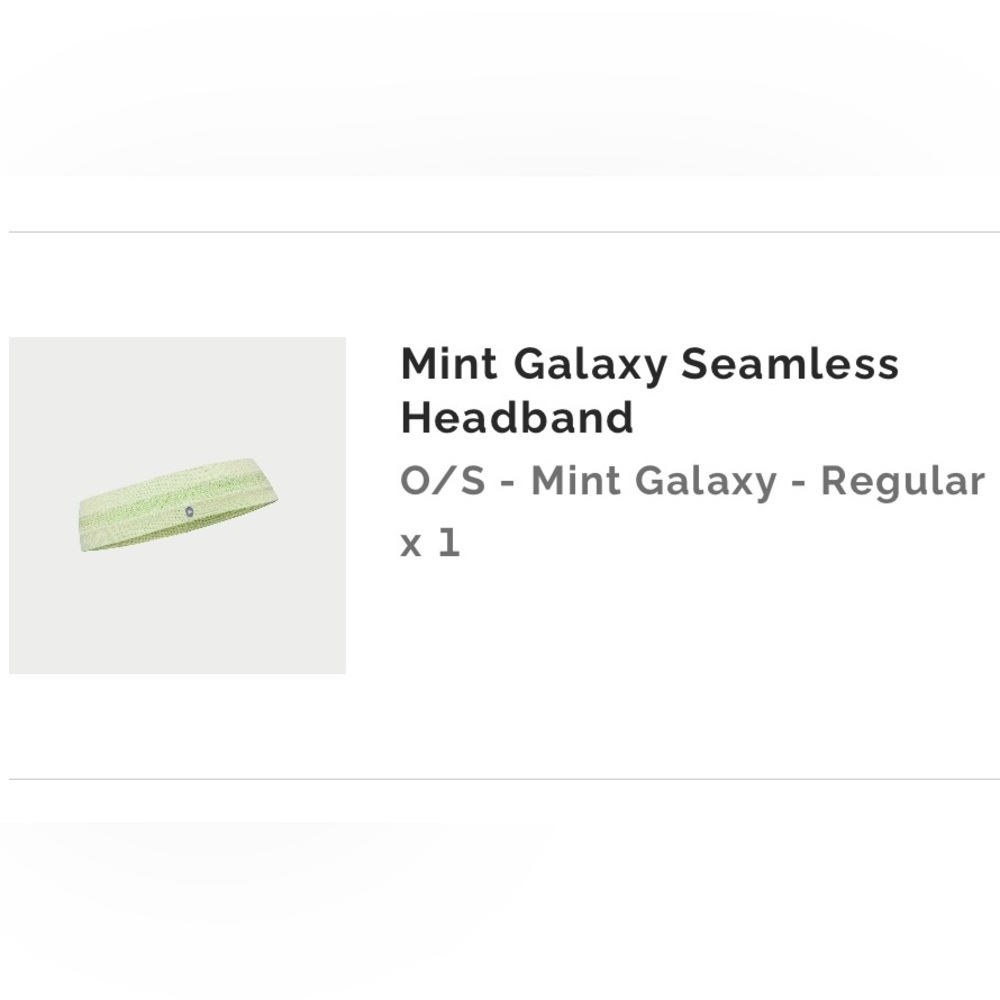 COPY - Figs headband mint galaxy